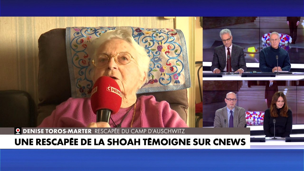 Denise Toros-Marter, rescapée d’Auschwitz, témoigne sur CNEWS