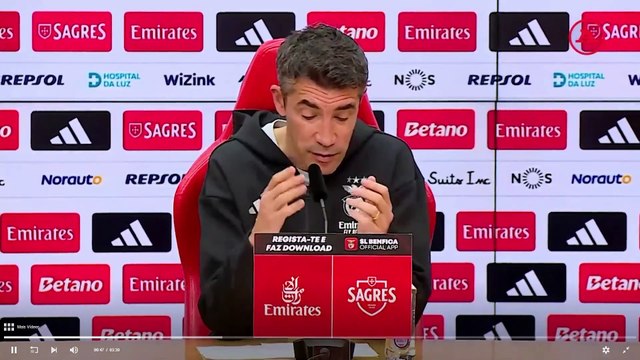 Técnico do Benfica, Bruno Lage comenta sobre as dificuldades de gerir o elenco 'encarnado'