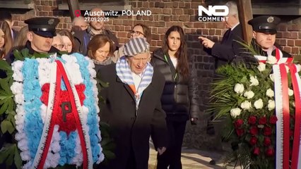 Sobreviventes regressam a Auschwitz para assinalar 80 anos da libertação
