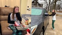 Sister Surprises Sibling With Car She'd Been Saving For | Happily TV