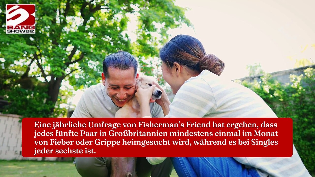 Verheiratet zu sein und einen Hund zu besitzen, soll das Erkältungsrisiko erhöhen.