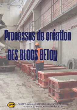 Processus de fabrication de nos blocs béton