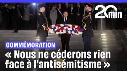 80 ans de la libération d’Auschwitz : « Nous ne céderons rien à l’antisémitisme », promet Macron