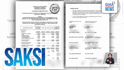 Rep. Quimbo, inaming may mga blanko sa bicam report ng 2025 National budget, pero wala na sa enrolled bill na nilagdaan ng pangulo | Saksi