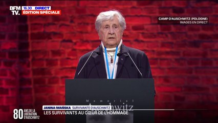 "Une machine à tuer": Janina Iwańska, survivante d'Auschwitz, témoigne 80 ans après la libération du camp