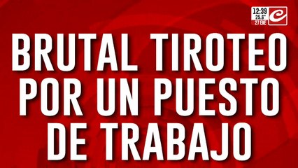 Brutal tiroteo por un puesto de trabajo: enfrentamiento armado entre integrantes de la UOCRA