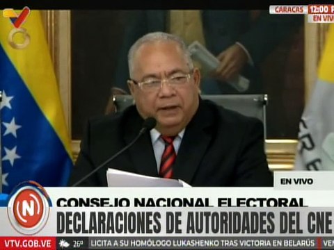 CNE anuncia fecha de elecciones integrales de diputados, gobernadores y legisladores