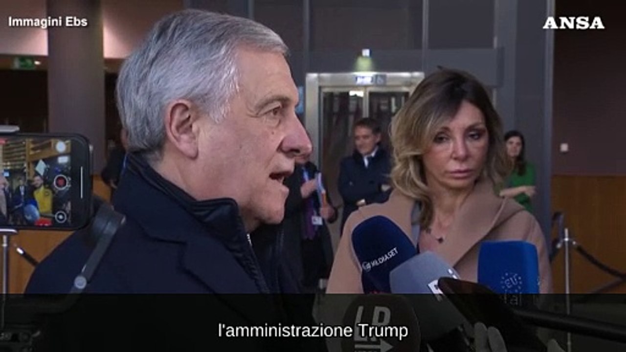 Tajani: "Buon margine con gli Usa sui dazi all'Italia"