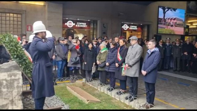 Giornata Memoria, commemorazione alla stazione di Firenze