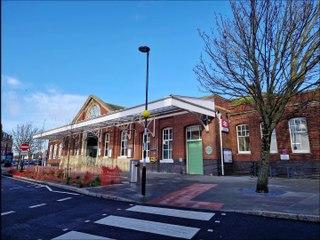 Worthing railway station mosaics - God's waiting room no more!