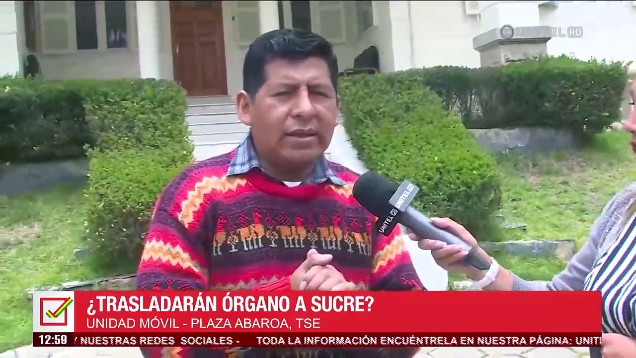 El vocal Tahuichi descarta que sala plena haya tratado el traslado del TSE a otra ciudad