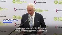 'Sombre and sacred moment': UK's King Charles marks Holocaust Remembrance Day in Poland