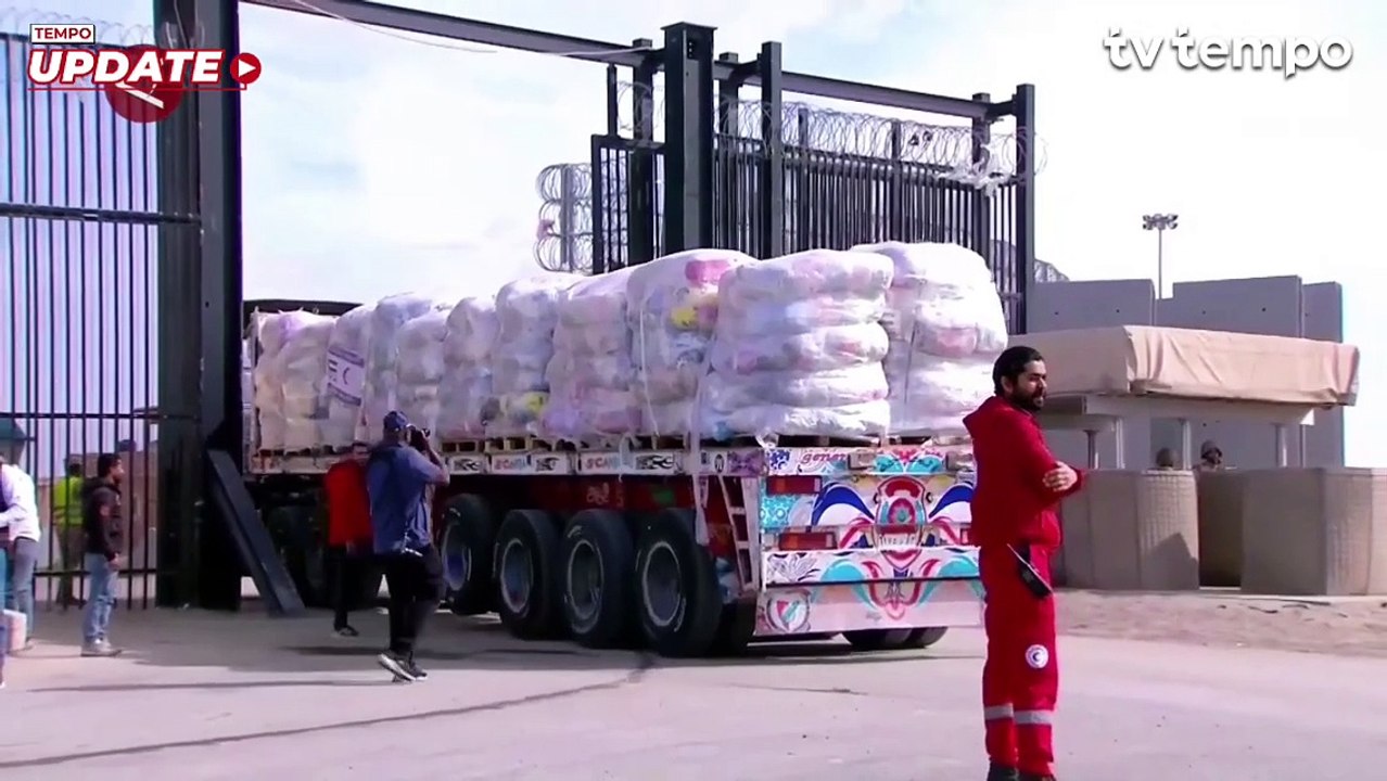 Mesir Kirimkan 310 Truk Bantuan ke Gaza di Tengah Gencatan Senjata Israel - Hamas