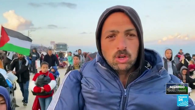Miles de palestinos regresan al norte de la Franja de Gaza tras reapertura de corredor Netzarim