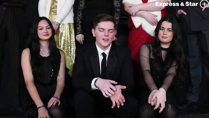 The cast of Chicago at Shire Oak Academy, Walsall Wood, get set for the show!