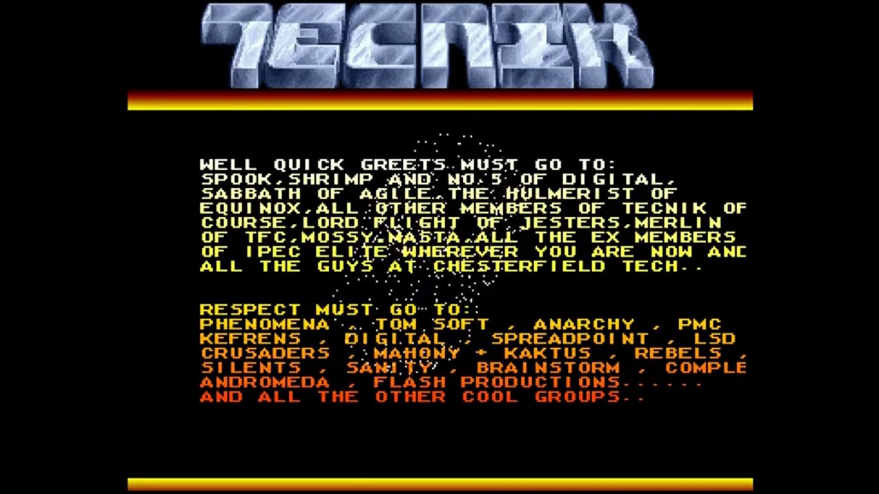 Amiga Demo The Bouncy Intro By Tecnik