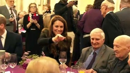Will and Kate take 'family photo' with Holocaust survivors