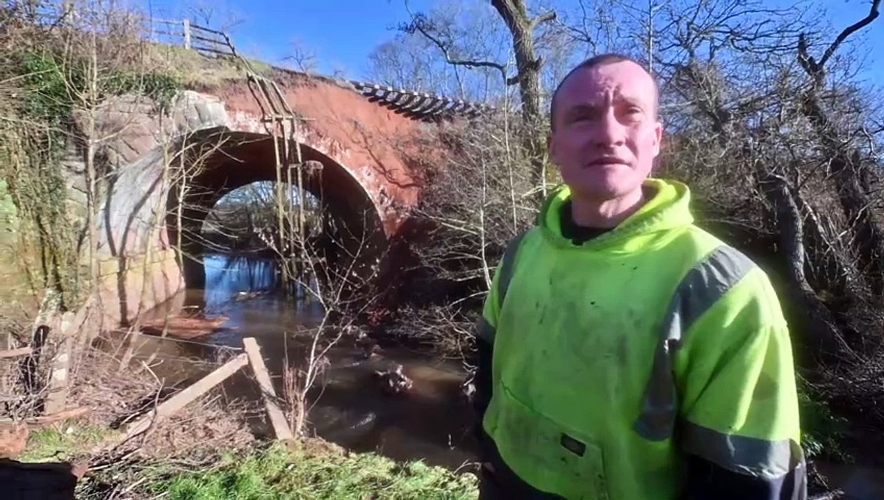 Landslide at Severn Valley Railway. We chat to the man that sounded the alarm.