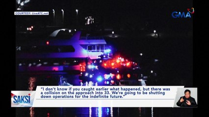 Eroplano at black hawk helicopter, nagbanggaan sa ere; 28 katawan, narekober sa ilog | Saksi