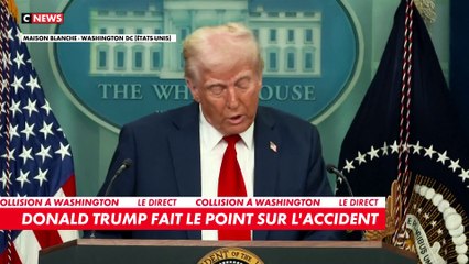 Donald Trump : «Nous ferons le nécessaire pour que ce type d'accident ne puisse pas se reproduire»