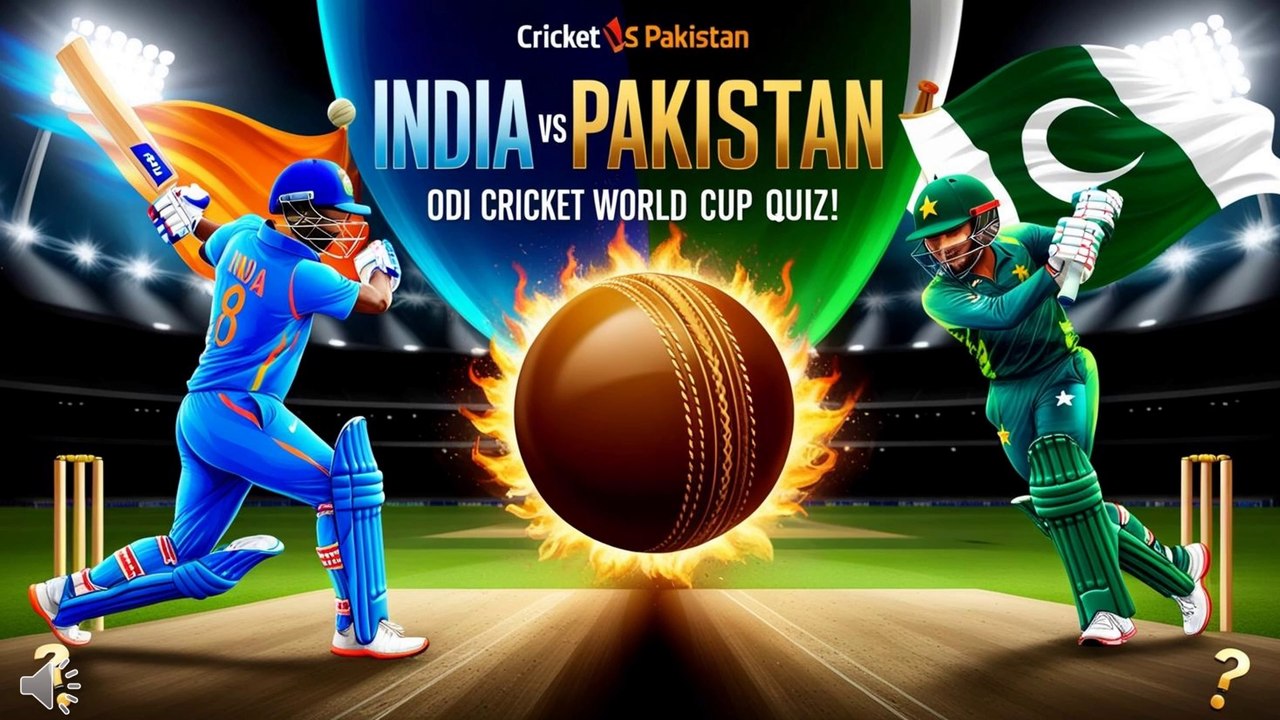 ODI India vs Pakistan World Cup Quiz