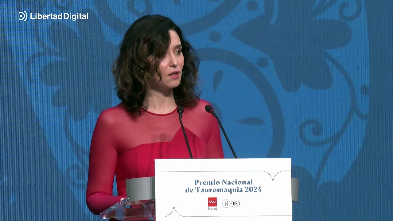 Ayuso en la presentación del Premio Nacional de Tauromaquia: "La libertad es también una tarde en la plaza de toros"