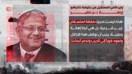 بلسانهم.. وزير الأمن المستقيل إيتمار بن غفير