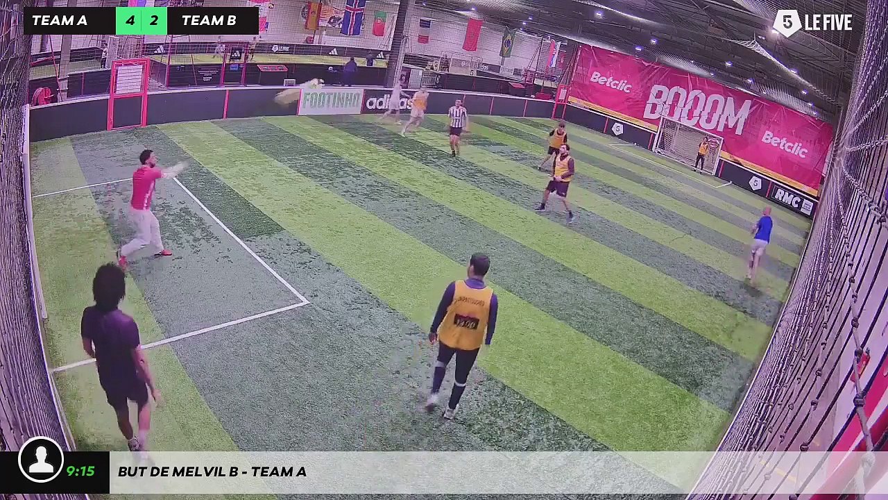 But de Melvil B - Team A