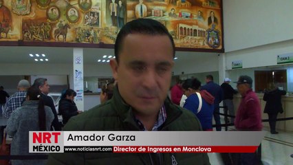 Gran afluencia en módulos del predial en Monclova