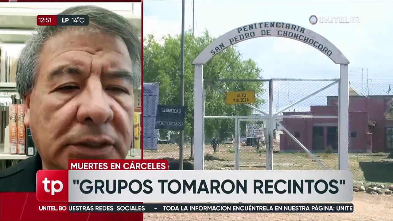 Exdirector de Régimen Penitenciario considera que “grupos del submundo criminal” tomaron las cárceles en Bolivia