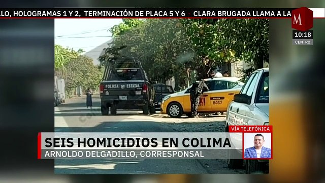 Fin de semana violento deja al menos seis personas asesinadas en Colima