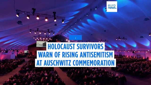 Holocaust survivors warn of rising antisemitism on 80th anniversary of Auschwitz’s liberation