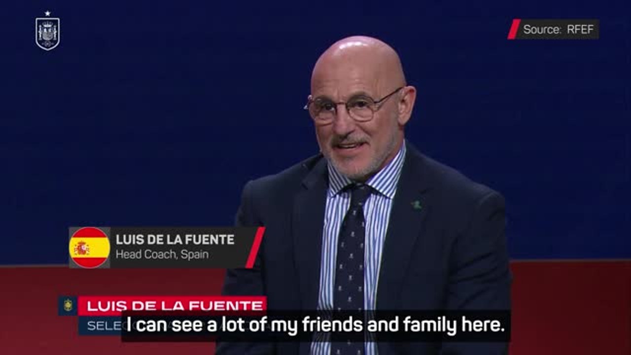 Luis de la Fuente 'excited' to be with Spain until 2028