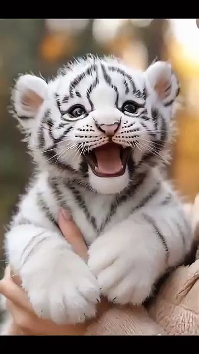 Can this baby tiger’s smile melt your heart？ #tiger#shorts#nature#funny#cute