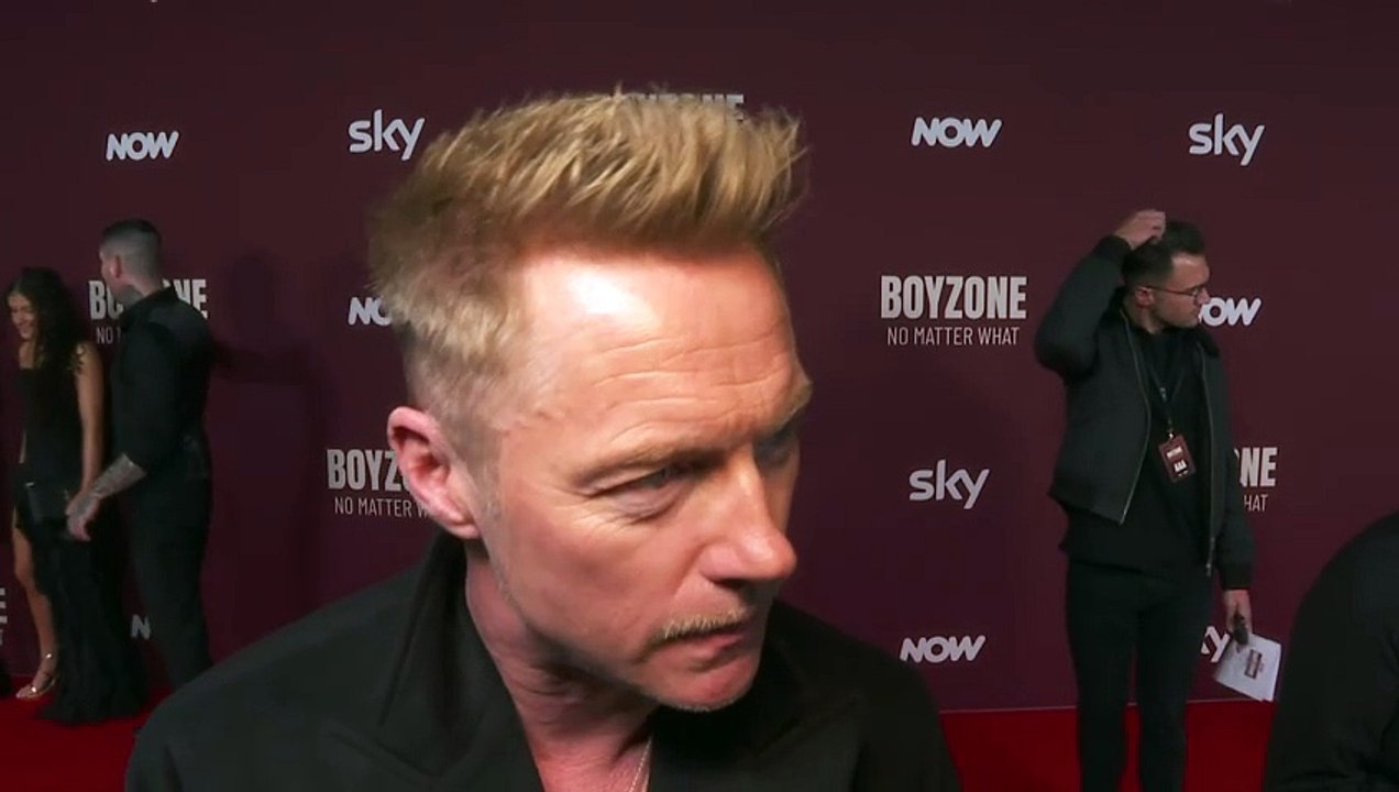 Ronan Keating Admits He's "Struggling" At Boyzone Premiere