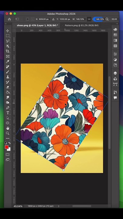 A Creating Shoes Mockup