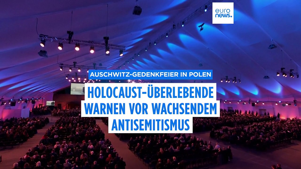 „Keinen Hass dulden': Gedenken an den 80. Jahrestag der Befreiung von Auschwitz