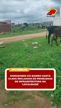 Moradores do bairro Santa Clara reclamam de problemas de infraestrutura na localidade