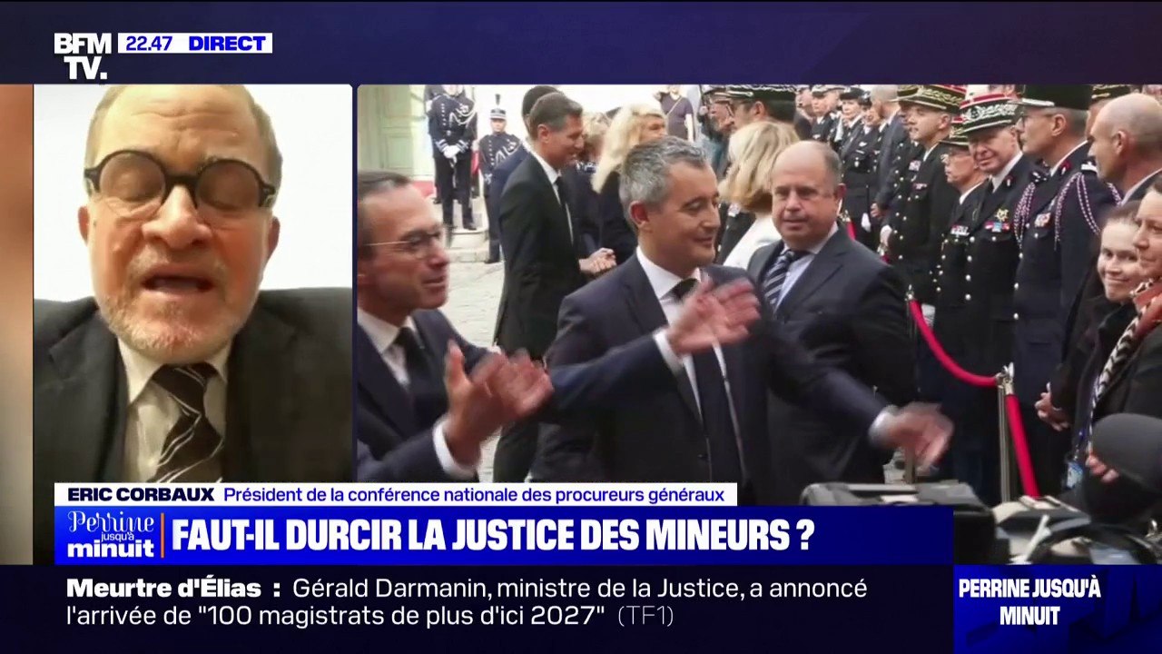 Justice des mineurs: "Il faut que, dans certains cas, le répressif puisse être mieux appliqué", pour Éric Corbaux (président de la conférence nationale des procureurs généraux)