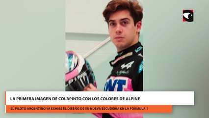 La primera imagen de Colapinto con los colores de Alpine