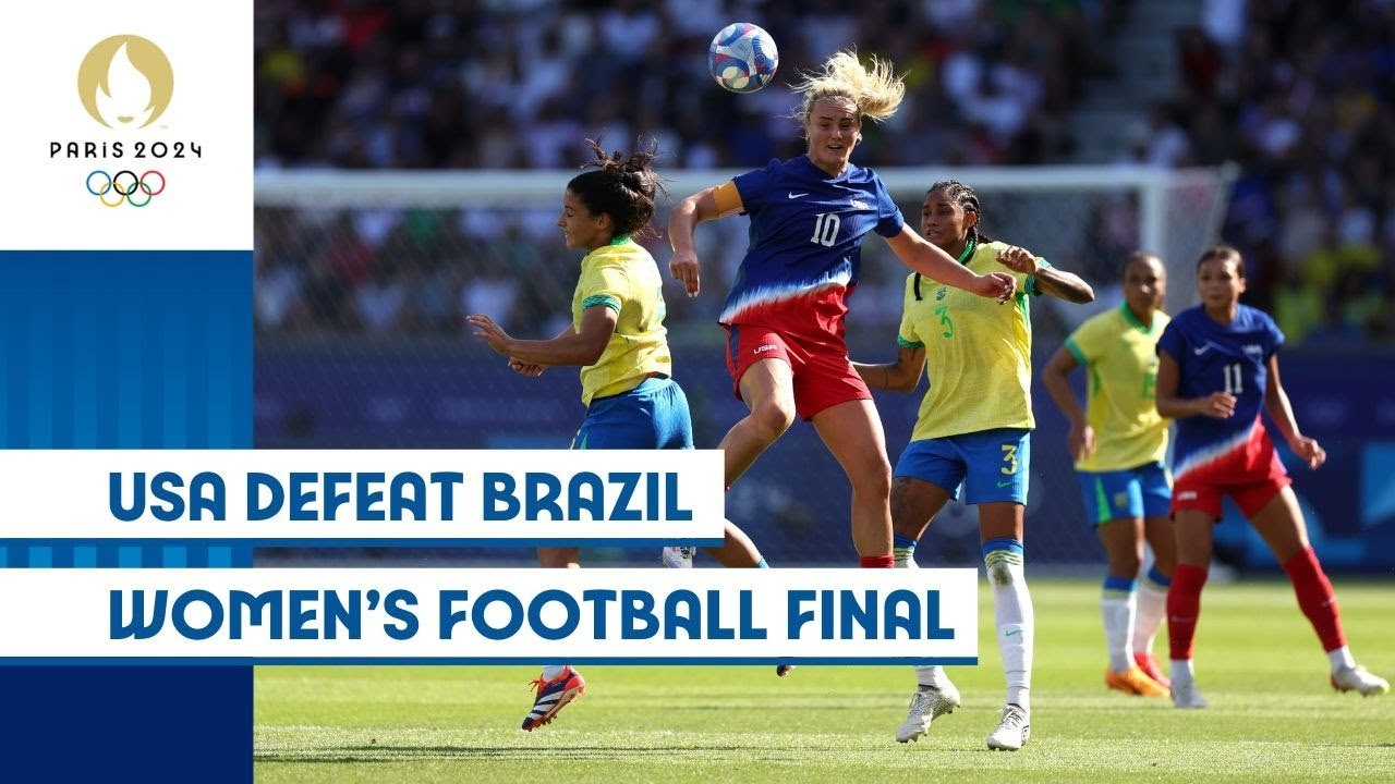 Estados Unidos vs Brasil (1-0) | JJ.OO. 2024 París | Fútbol femenino | Final