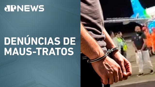 Polícia Federal começa a ouvir brasileiros deportados dos EUA