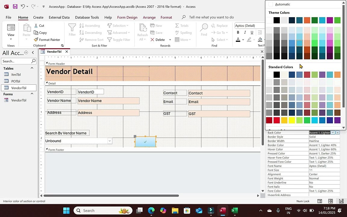 MS Access _ How to Create Your Own Software! _ Purchase Order System in MS Access Without VBA_3