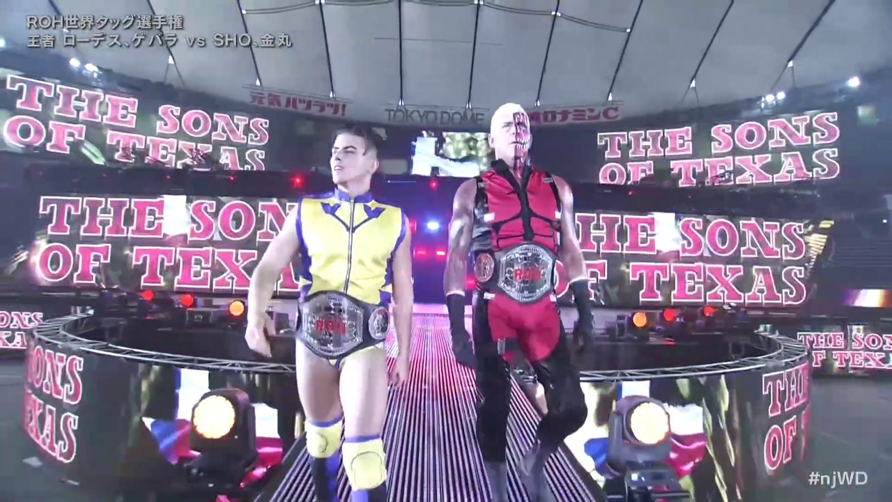 Dustin Rhodes & Sammy Guevara vs Yoshinobu Kanemaru & SHO - ROH WORLD TAG Championship Match: WRESTLE DYNASTY（1/5/2025）[Japanese commentary]
