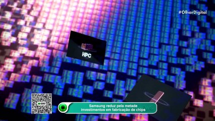 Samsung reduz pela metade investimentos em fabricação de chips