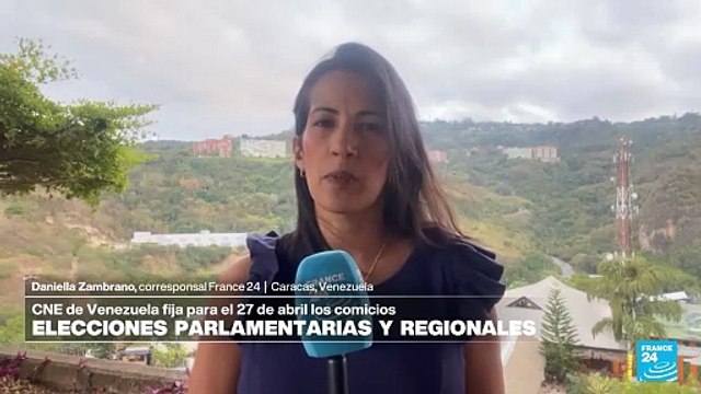 Informe desde Caracas: CNE de Venezuela fija la fecha para elecciones legislativas