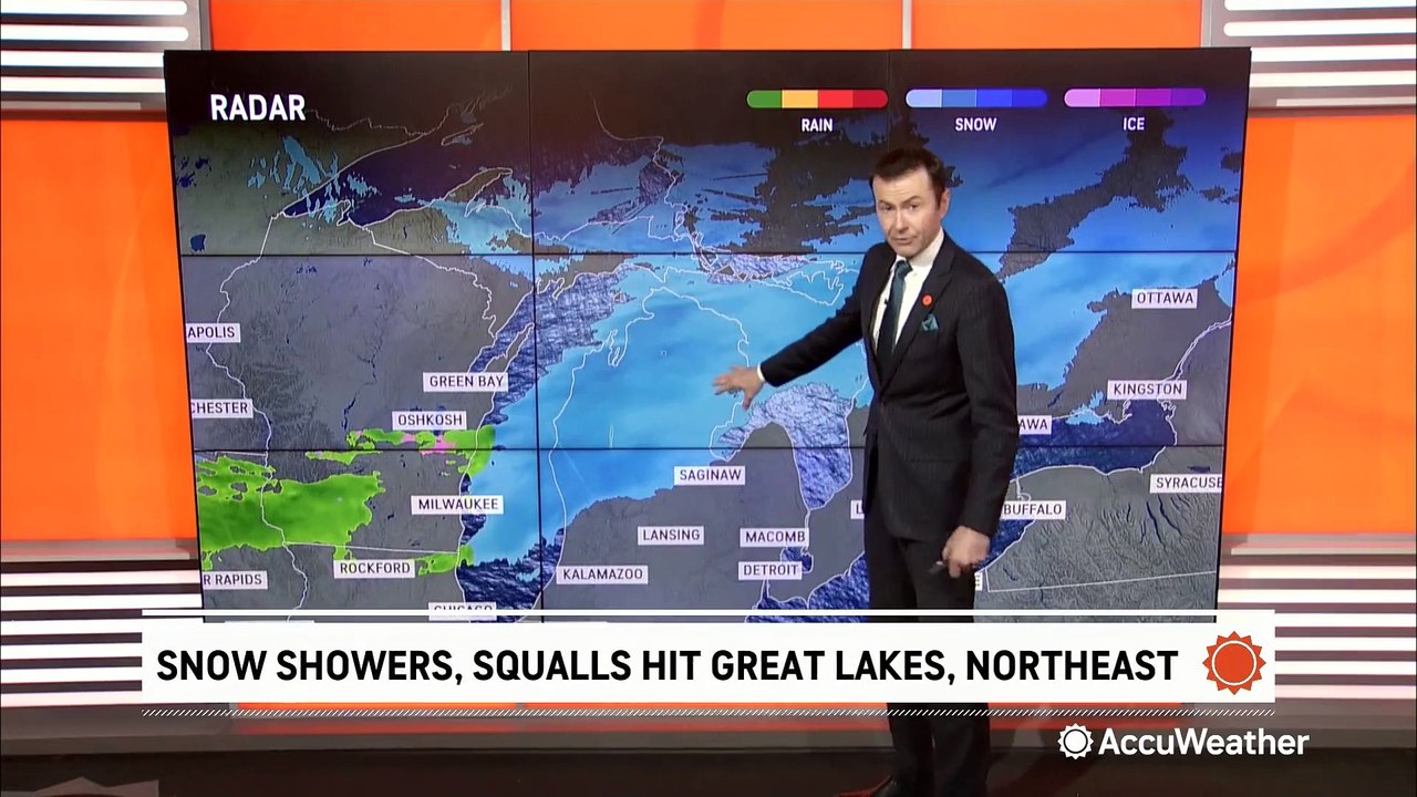 Waves of cold rolling through the Northeast this week