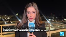 Informe desde Washington: dos aviones colombianos partieron a EE. UU. para repatriar a deportados