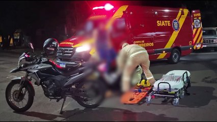 Homem fica ferido em acidente de trânsito no São Cristóvão