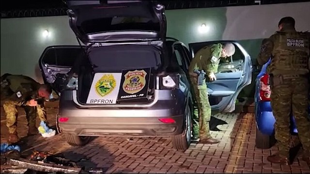 Operação do BPFron apreende celulares contrabandeados em veículo na BR-277